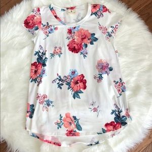 Short Sleeve Floral Top